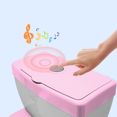 Grão Rosa Azul EN71 Test Certificado Baby Treinamento Kit Toilet Potty com logotipo personalizado