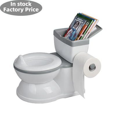 Eco Amigável Plastic Kids Potty Training Toilet Azul Rosa Branco Logotipo personalizado Atacado