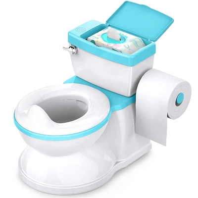 Eco Friendly Grau/Pink/Blue Print Baby Potty Assento de Treinamento com Logotipo Personalizado