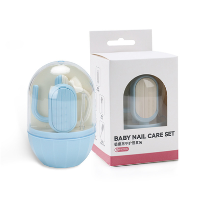 Cactus Shape Baby Nail Care Set Neonato Anti-princado especial de carne de bebê Tesouras de segurança Tesouras de unhas Produtos infantis