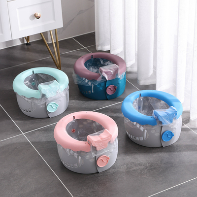 Serenity Toilet Bebê Azul Portátil Com Logotipo Personalizado Assento de Treinamento Folhável