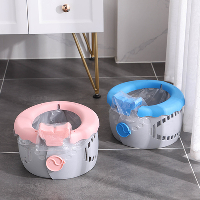 Serenity Toilet Bebê Azul Portátil Com Logotipo Personalizado Assento de Treinamento Folhável