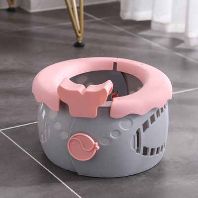 Banheiro do bebê Serenity Azul Sakura Rosa Sólido PP TPE Assentos de banheira com logotipo personalizado
