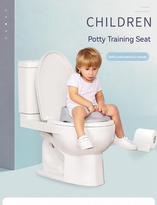 Banheiro Eco-Friendly Baby Toilet Seat For Child Potty Training Material PU macio