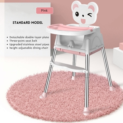 Cadeira de jantar para bebê suave, confortável, ajustável, tamanho 92*65*65cm para alimentação no quarto
