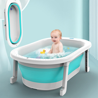 OEM/ODM Banheira de banho de bebê dobrável com sensor de temperatura segura e estável