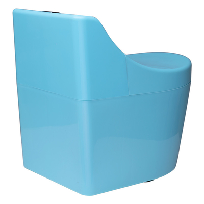 Cadeira de bebé de plástico azul com logotipo personalizado EN-71 Certificado de peso leve de 2,1 kg