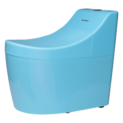 Cadeira de bebé de plástico azul com logotipo personalizado EN-71 Certificado de peso leve de 2,1 kg