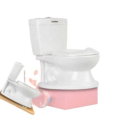Assento de banheira suave para cuidados com bebês para crianças Treinamento de banheiro - Banheira branca com design de cores puras