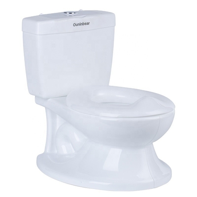 Assento de banheira suave para cuidados com bebês para crianças Treinamento de banheiro - Banheira branca com design de cores puras