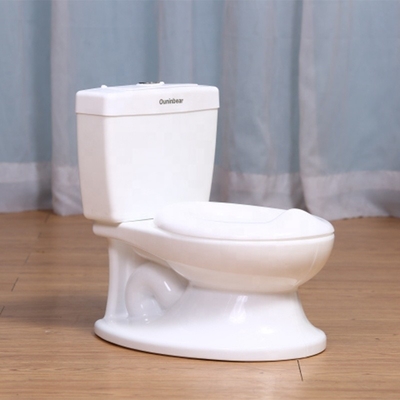 Assento de banheira suave para cuidados com bebês para crianças Treinamento de banheiro - Banheira branca com design de cores puras