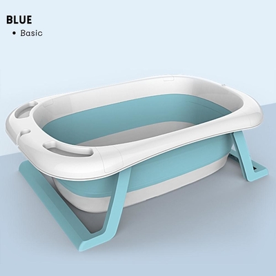Banheira de bebê dobrável de tamanho aberto de 85*53*25cm com suporte durável e OEM/ODM
