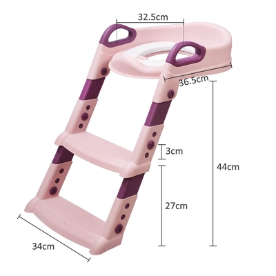 1-10 Anos de idade crianças de bebê Potty escada de treinamento Step Up Seat logotipo personalizado