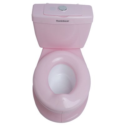 Pato de treino de banheira para bebés rosa impresso com logotipo personalizado - Função de treino certificada EN71