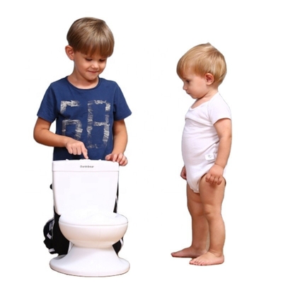 Curso de colo Pure Baby Potty Seat para crianças pequenas em design branco azul rosa