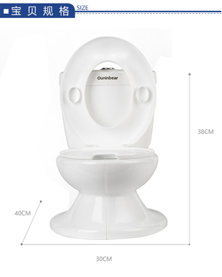 Crianças brancas Toilet Training Potty Baby Training Seat com certificação EN71
