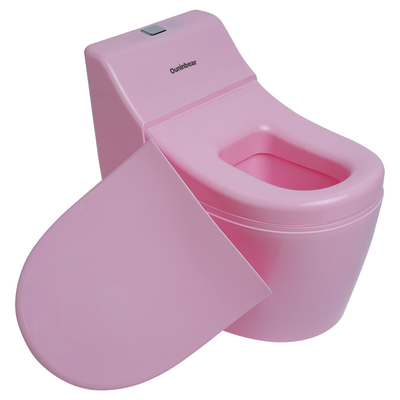 Logotipo personalizado Pink Baby Potty Training Toilet EN71 Test Certified Cartoon Design