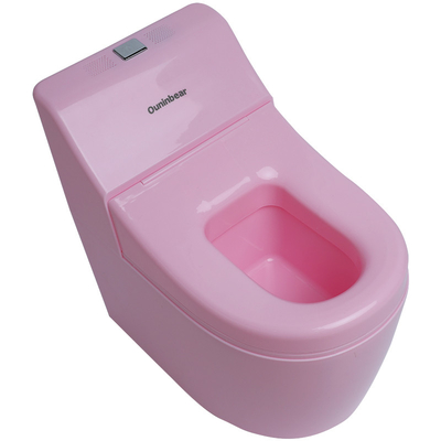 Cadeira de banheira de plástico rosa para crianças personalizadas Treinamento de banheiro com logotipo personalizado aceito