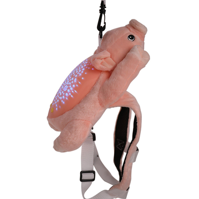 2-5 anos de idade Bebê brinquedo de pelúcia com arnês de segurança anti-perda Leash longa duração da bateria