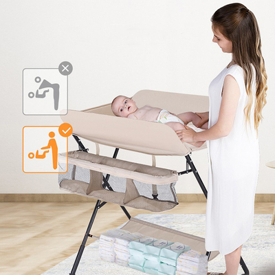 Casa Escola Centro de Confinamento Mesa de troca de fraldas para bebê recém-nascido Mesa de troca de fraldas dobrável