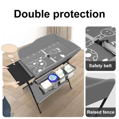 Casa Escola Centro de Confinamento Mesa de troca de fraldas para bebê recém-nascido Mesa de troca de fraldas dobrável