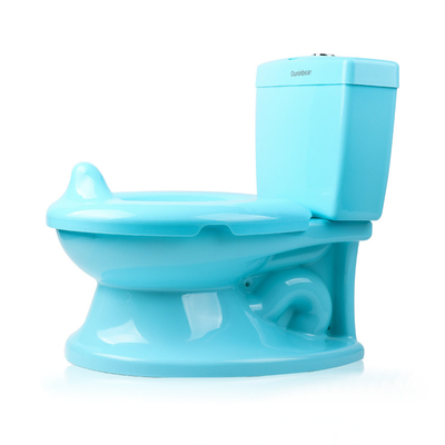 Pássaro de plástico para bebés de plástico Sento de banheiro de treino Sento de banheiro rosa azul branco com certificação EN71