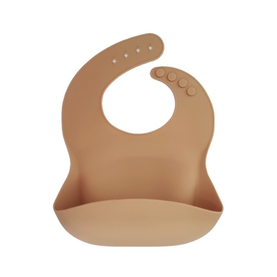Bife de silicone para bebê impresso com captador de alimentos livre de BPA