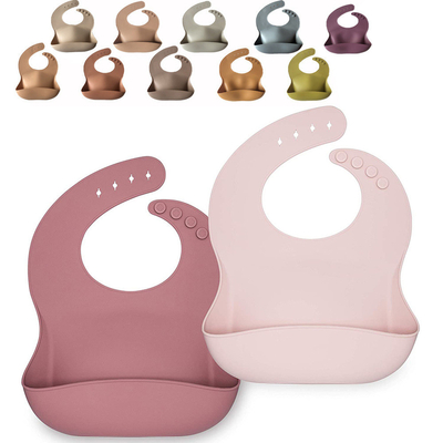 Bife de silicone para bebê impermeável e suave personalizado com certificado EN71