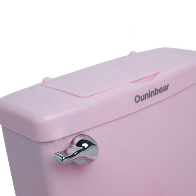 Banheiro de bebé rosa e branco com logotipo personalizado EN71 Certificado Design de cores puras