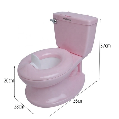 Banheiro de bebé rosa e branco com logotipo personalizado EN71 Certificado Design de cores puras