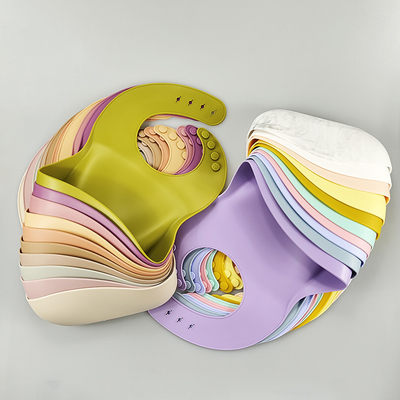 Bife de silicone para bebê impermeável e suave personalizado com certificado EN71