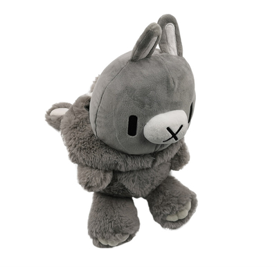 Altura 11cm-30cm Coelho cinzento pequeno brinquedo de pelúcia animal de recheio personalizado