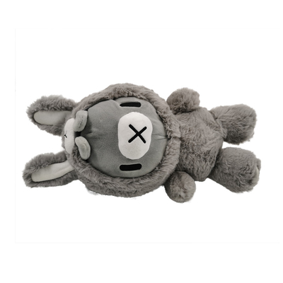 Altura 11cm-30cm Coelho cinzento pequeno brinquedo de pelúcia animal de recheio personalizado