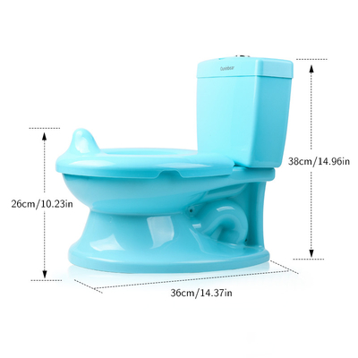 EN71 Certificado Toalha de bebê Potty Logotipo personalizado Aceito Blue Pink White Pure Color Toilet Trainer
