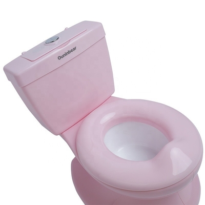 Cadeira de treino personalizável de bebé rosa com certificação EN71