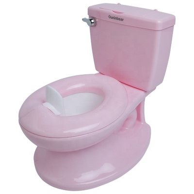 Banheiro de bebé rosa e branco com logotipo personalizado EN71 Certificado Design de cores puras