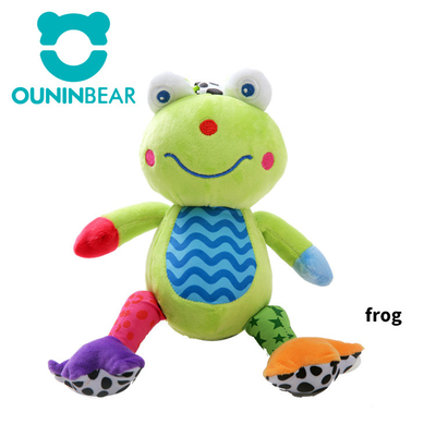 18cm-34cm Baby Plush Toy Suave Plushie Música Falando Plush Toy Leve