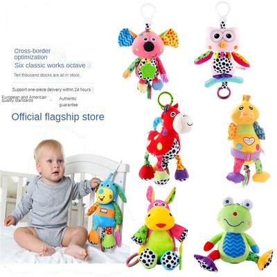 18cm-34cm Baby Plush Toy Suave Plushie Música Falando Plush Toy Leve