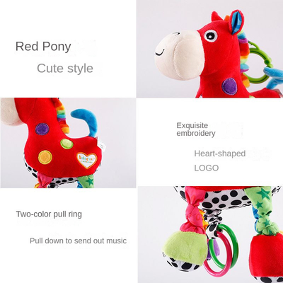 18cm-34cm Baby Plush Toy Suave Plushie Música Falando Plush Toy Leve