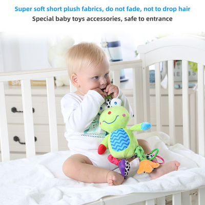 18cm-34cm Baby Plush Toy Suave Plushie Música Falando Plush Toy Leve