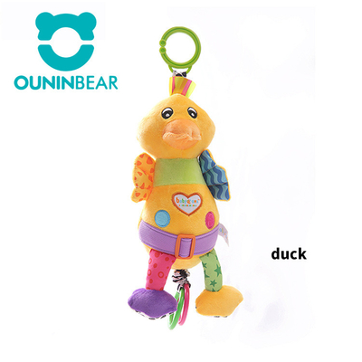 Logotipo personalizado Recheado Brinquedo de pelúcia pendurado Animais recheados na moda
