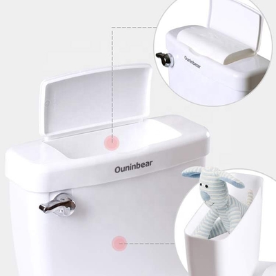 Eco Amigável Branco Azul Rosa Bebê Potty de Treinamento com Logotipo Personalizado