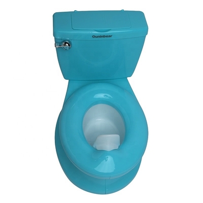 Banheiro de bebé de cor azul pura com certificação EN71 Design conveniente 2 em 1