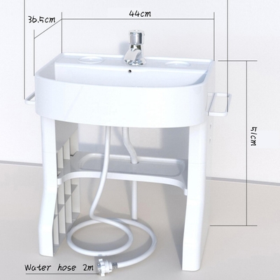Logotipo personalizado Plastic Kids Wash Basin Pedestal Lavabo Popular Design