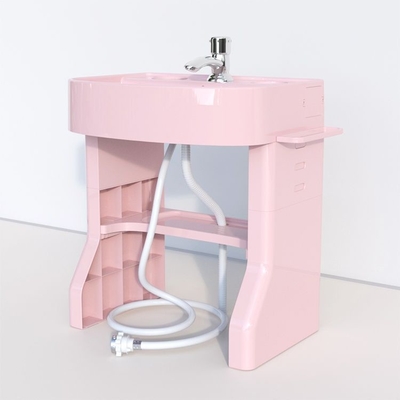 Bacia de lavagem de mãos de plástico de pé personalizável Bacia de banho mini-bacia para crianças