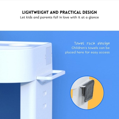 EN71/CPC/Teste Moderno Multicolor Kids Wash Basin Piso em pé