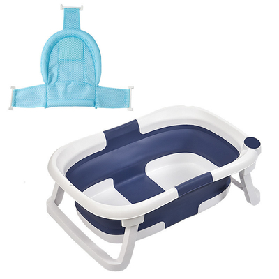 Conjunto de banheira de bebê portátil dobrável para bebês resistente a altas temperaturas Impressão em cartão