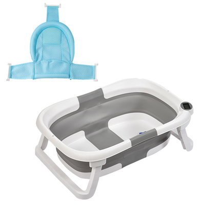 Conjunto de banheira de bebê portátil dobrável para bebês resistente a altas temperaturas Impressão em cartão