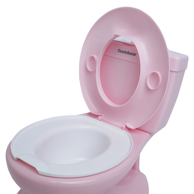 Pato de treino de banheira para bebés rosa impresso com logotipo personalizado - Função de treino certificada EN71