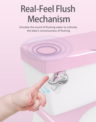 Logotipo personalizado Baby Potty Toilet Trainer EN71 Certificado Plástico sólido de PP em várias cores